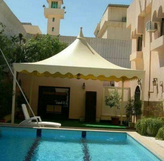 تصميم وتركيب مظلات مسابح حي البساتين