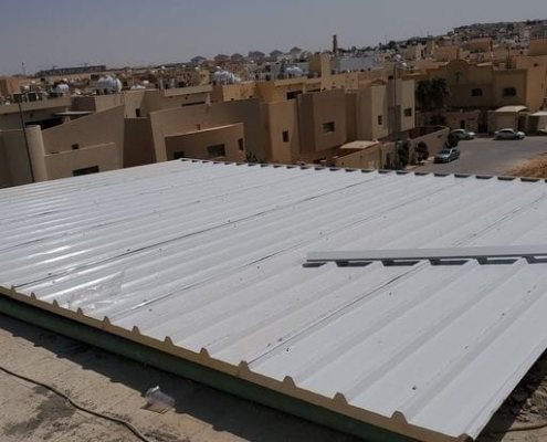 خطوات تركيب أسقف ساندوتش بانل