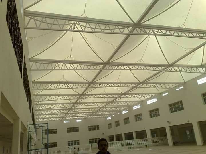 خطوات تركيب مظلات الملاعب